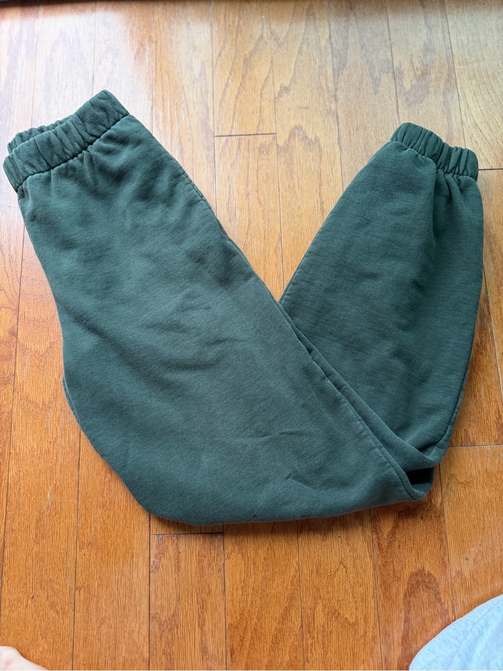 John Galt Brandy Melville Dark Green Joggers